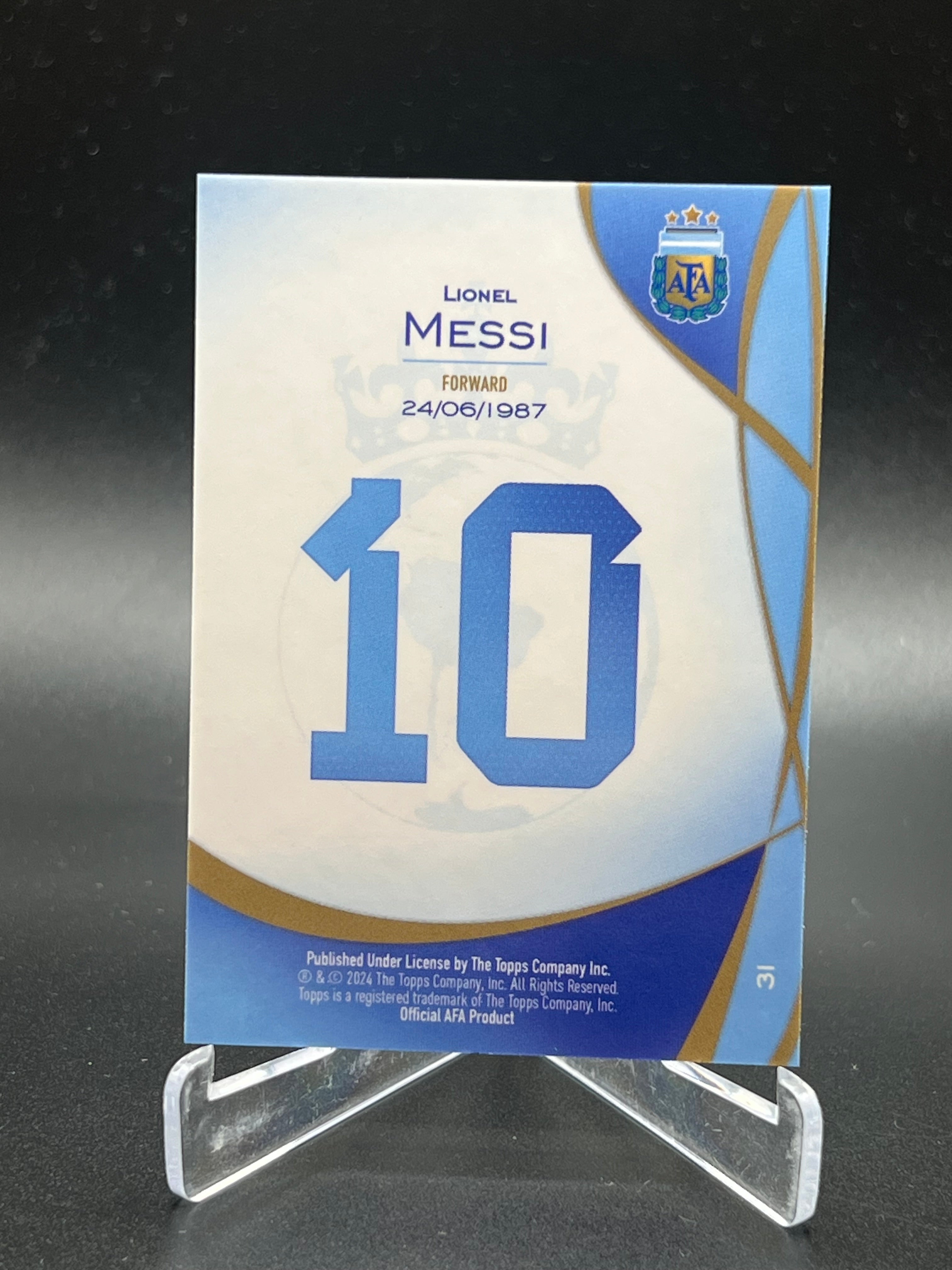 Lionel Messi /99 Topps Lineage Argentina 2024