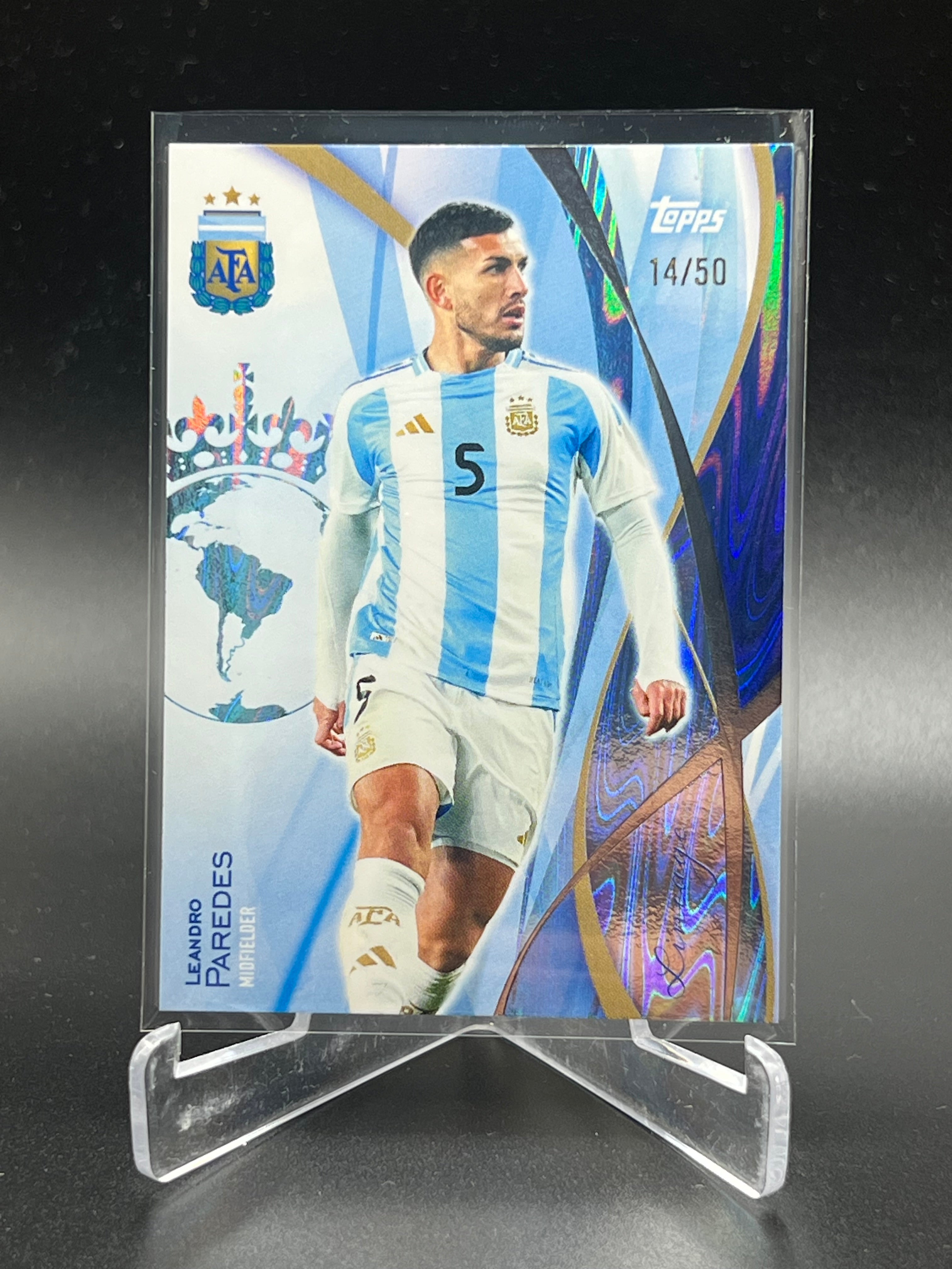 Leandro Paredes /50 Topps Argentina Lineage 24