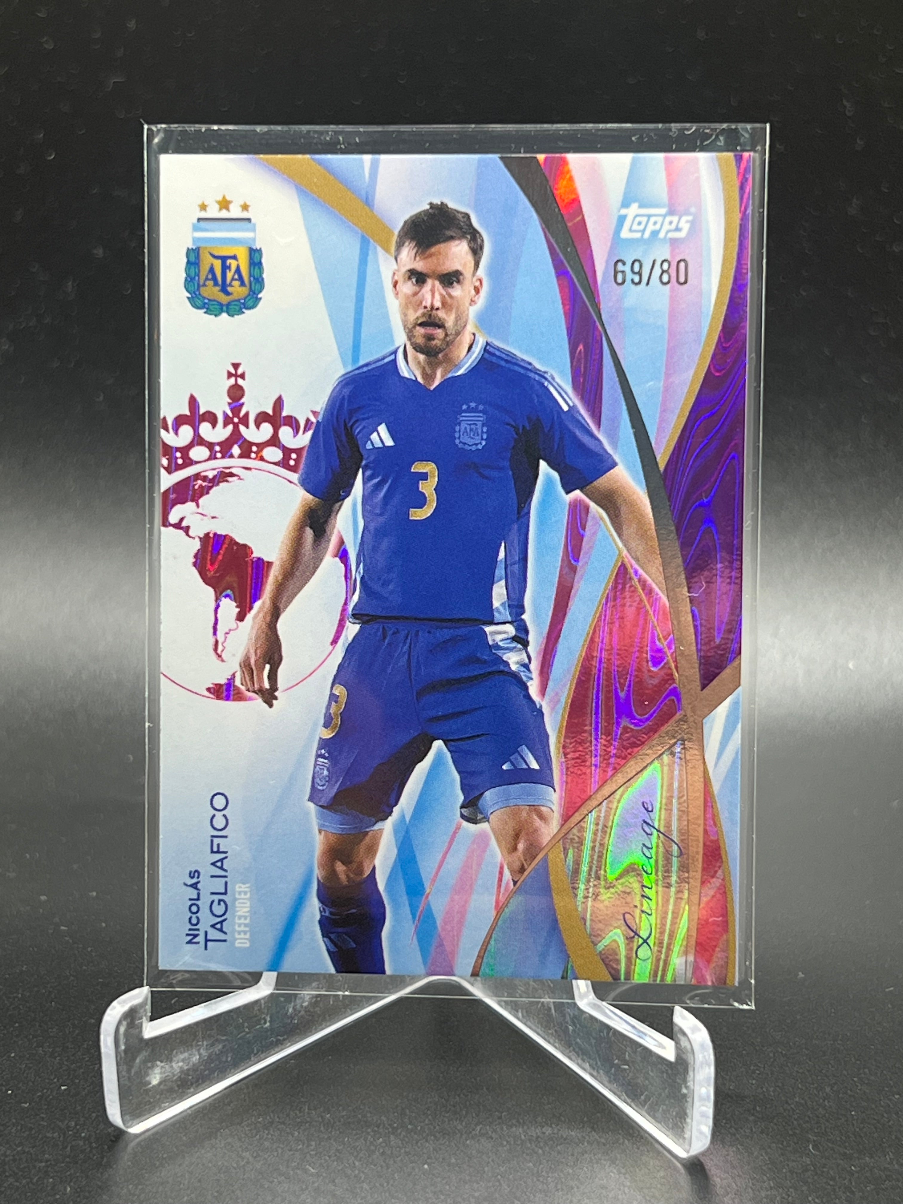 Nicolàs Tagliafico /80 Topps Argentina Lineage 24