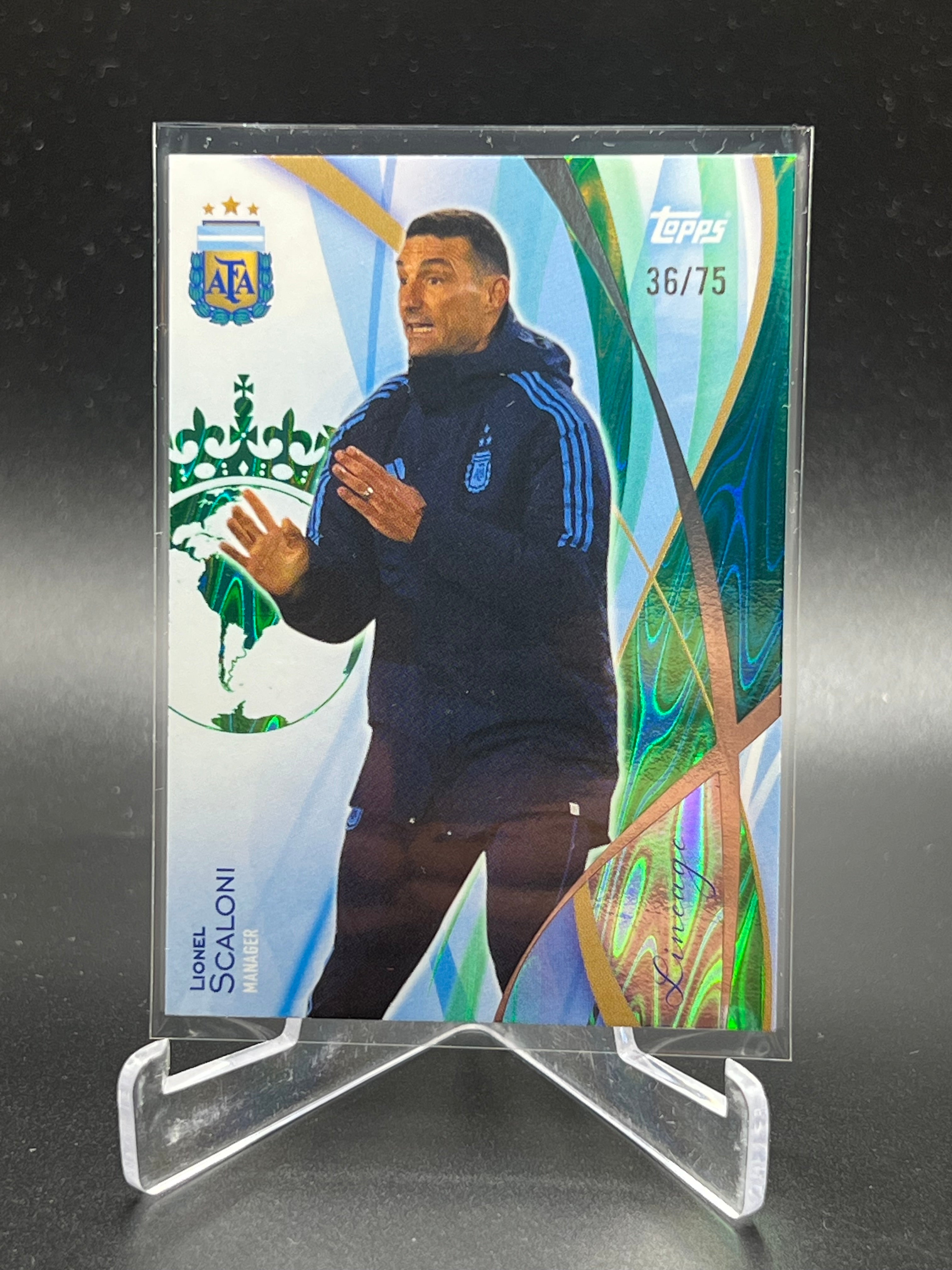 Lionel Scaloni /75 Topps Argentina Lineage 24