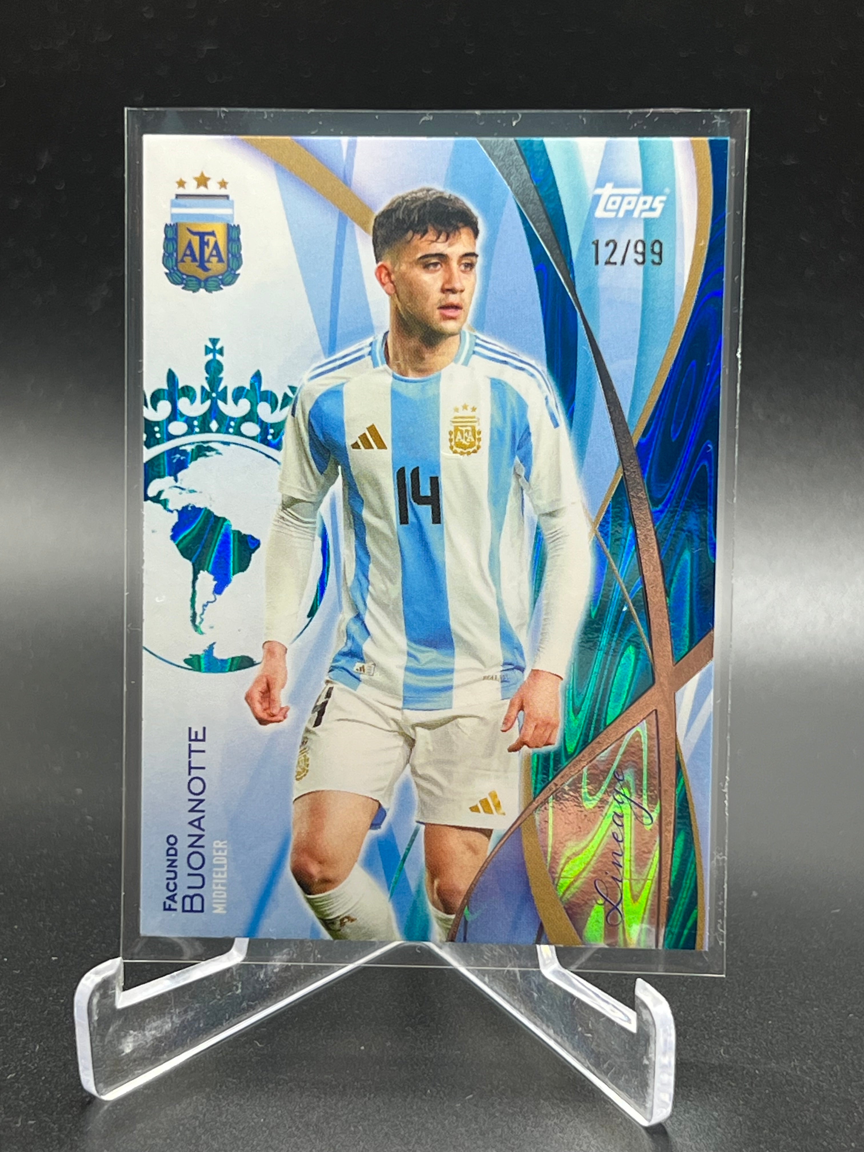 Facundo Buonanotte /99 Topps Argentina Lineage 24