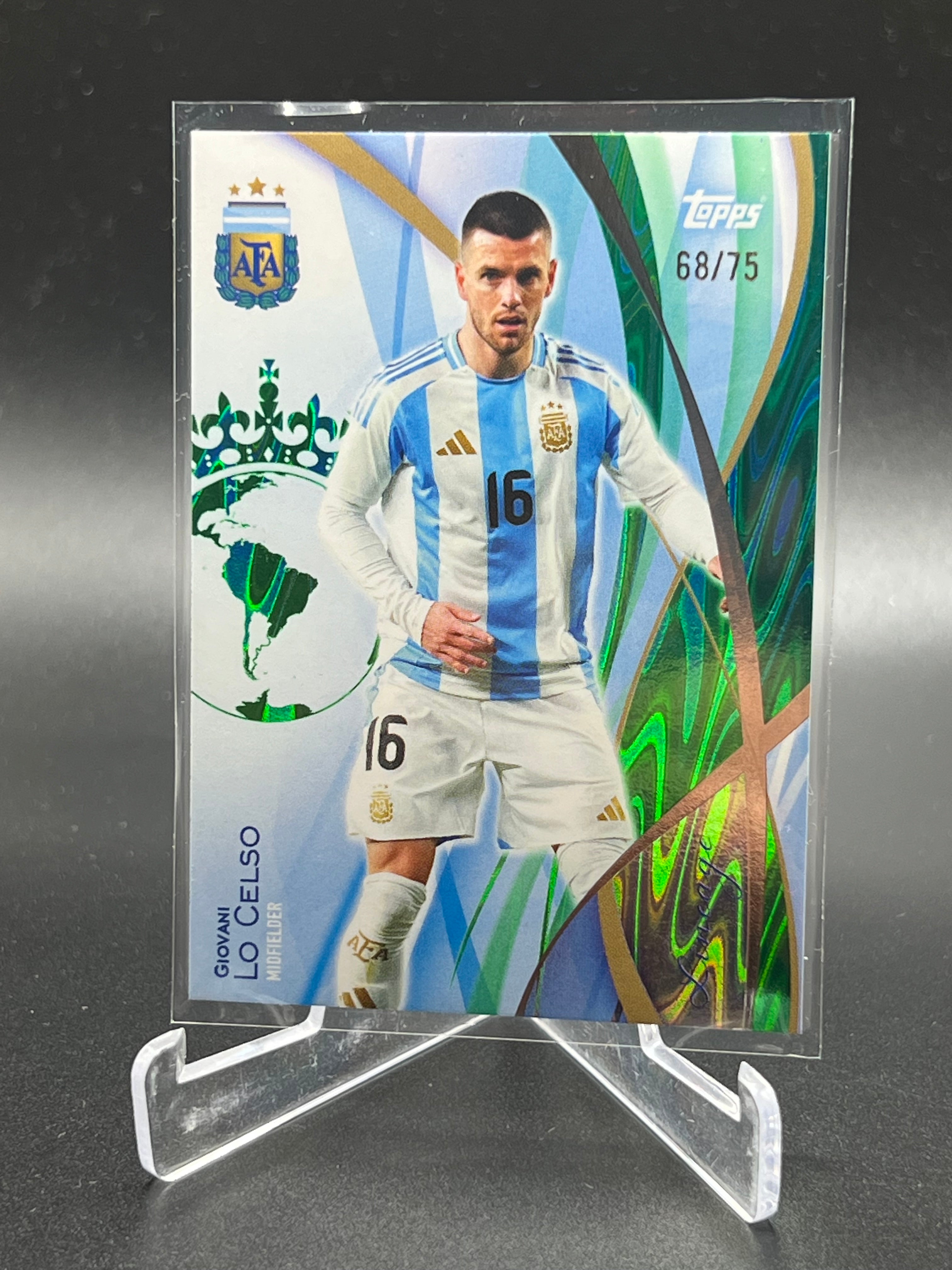 Giovani Lo Celso /75 Topps Argentina Lineage 24