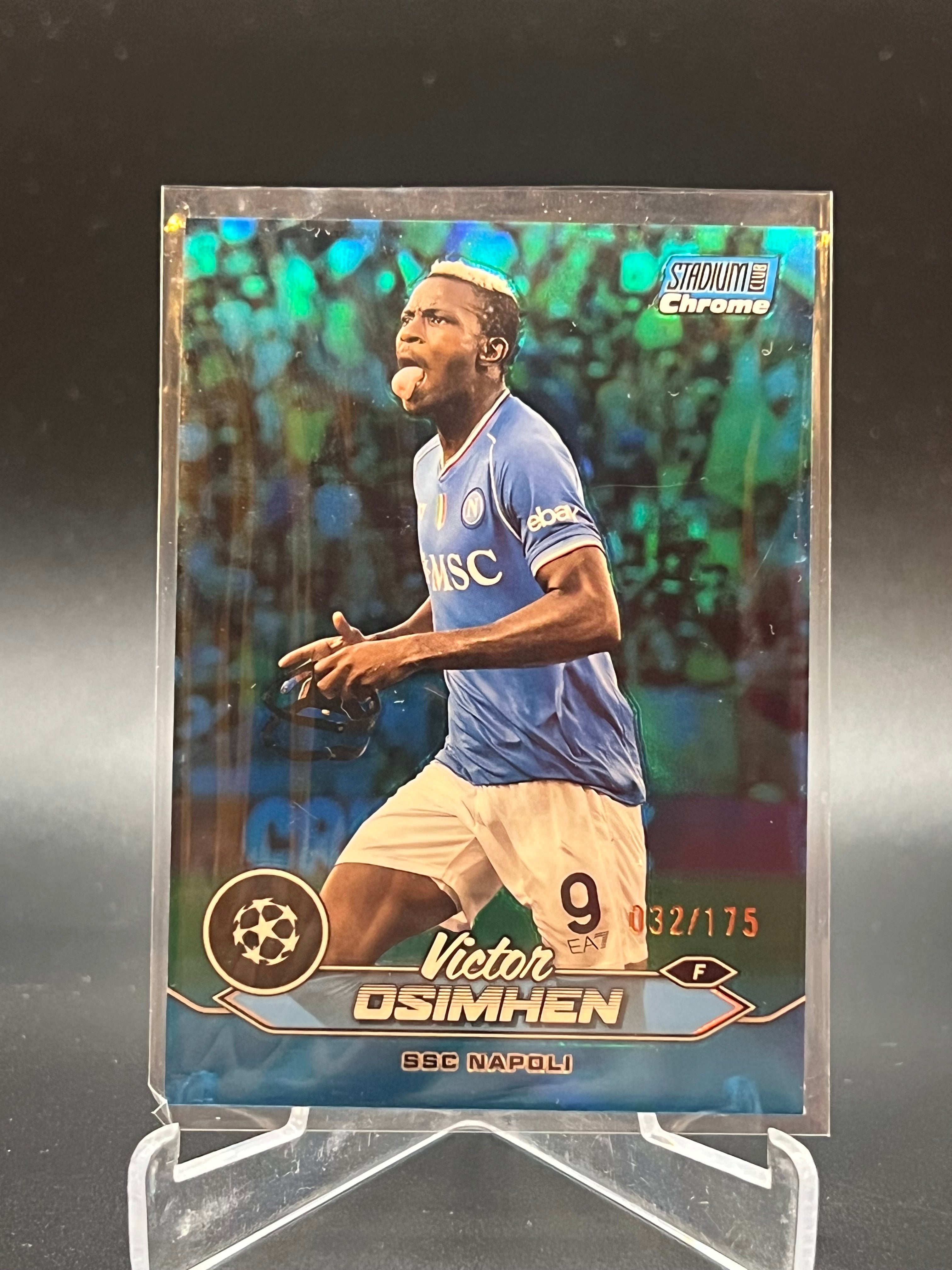 Victor Oshimen /175 Topps Chrome Stadium Club UCL 23/24