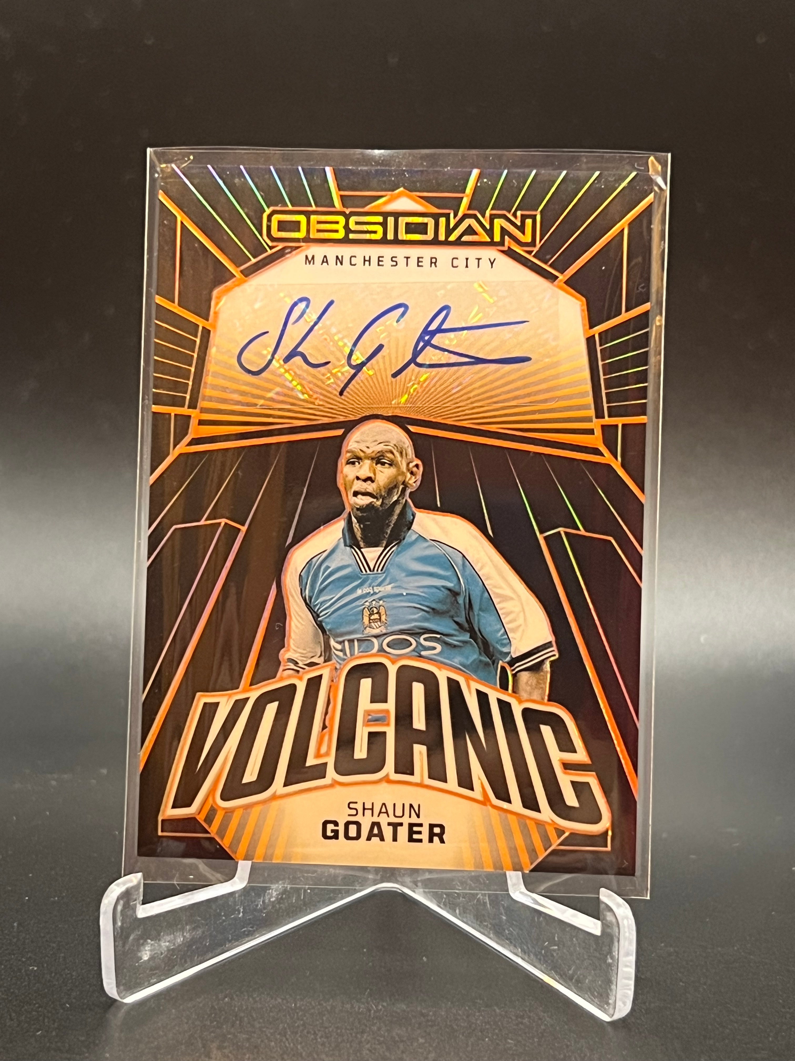 Shaun Goater /99 Auto Panini 23/24 - Volcanic Obsidian