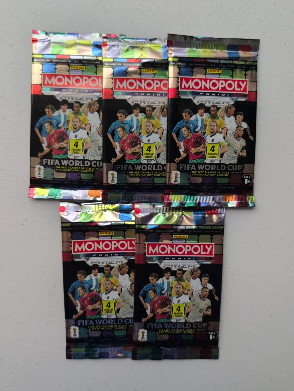 Panini Prizm FIFA World Cup Monopoly Exclusive Booster Packs