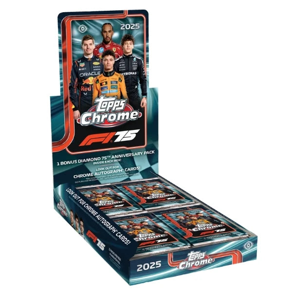 Topps Chrome Formula 1 2025 Hobby Pack (Kommer neste uke)