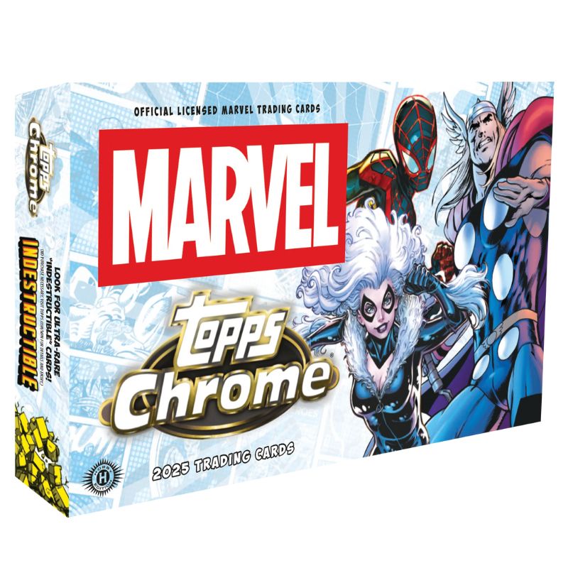 Topps Chrome Marvel 2025 Hobby pack LIMITED (Kommer neste uke)