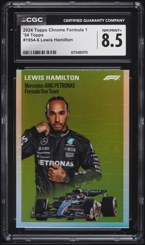 Lewis Hamilton ('54 Topps 1954-6) · CGC 8.5