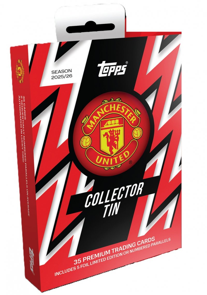 Topps Premier League COLLECTOR TIN 25/26 MANCHESTER UNITED